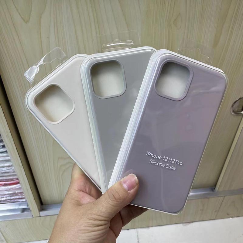 Adecuado para iphone12 funda de silicona líquida Apple 11pro piel sensación esmerilado 12max con LOGO pelusa teléfono caso