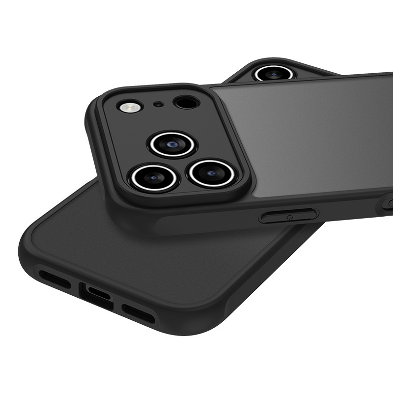 IPHONE16pro つや消し肌の感触 PC+TPU 携帯電話ケース 17PROMAX 新しい在庫 15/14/13 に適しています。|undefined