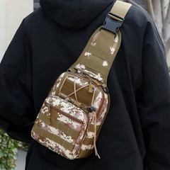 クロスボーダー軍事ファンチェストバッグメンズタクティカルクロスボディバッグ旅行ハイキングアウトドア機能ショルダーバッグ多機能ショルダーバッグ