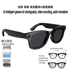 800万画素スマートグラスM01Pro写真撮影AI翻訳認識ChatGPT通話音楽Bluetoothグラス