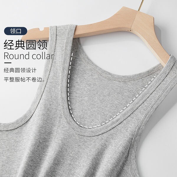 Cotton summer sports base T-shirt sleevless