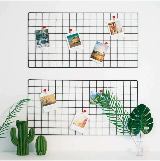 Стеллажи супермаркета перегородки сетки подвесные настенные полки декоративные настенные подвесные многофункциональные кованые сетки фото стены сетки