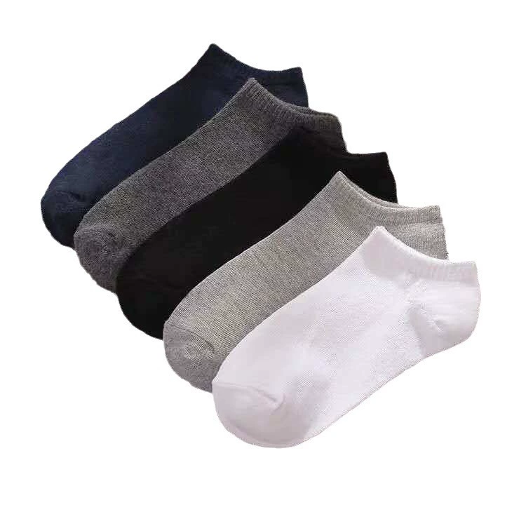 Мужские носки короткие — тонкие дышащие, обеззараживающие, one size, впитывающие влагу цвета