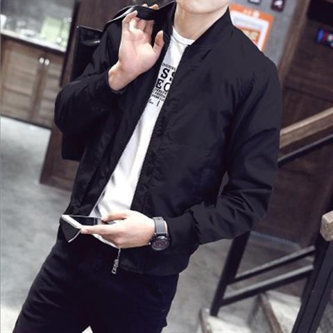 Men's 2023 New Style Jacket Spring and Autumn Korean Style Trendy Black Jacket Baseball Suit Spring Casual Top Trendy