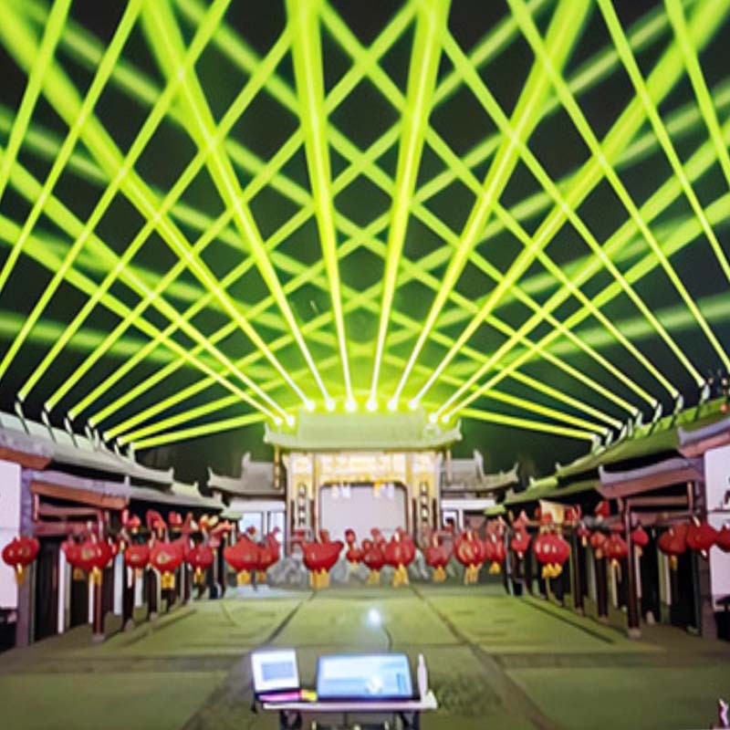350W,380w Waterproof Beam Lamp Garden Scenic Spot Lighting Landmark Shake Head Lamp Show Outdoor Fountain Stage Performance