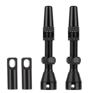 Bicycle Vacuum Valve Set of 2 with Valve Core Removal Tool Anti-Tire Repair Fluid Backflow Cnc Tire Valve