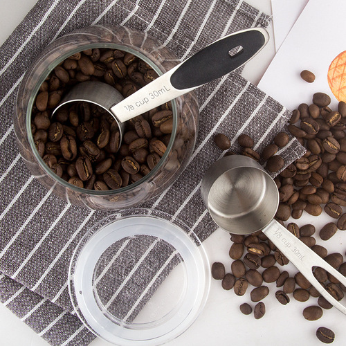 304 stainless steel measuring spoon 10g coffee bean fruit powder spoon sugar spoon milk powder spoon roasted coffee spoon measuring spoon 30ml