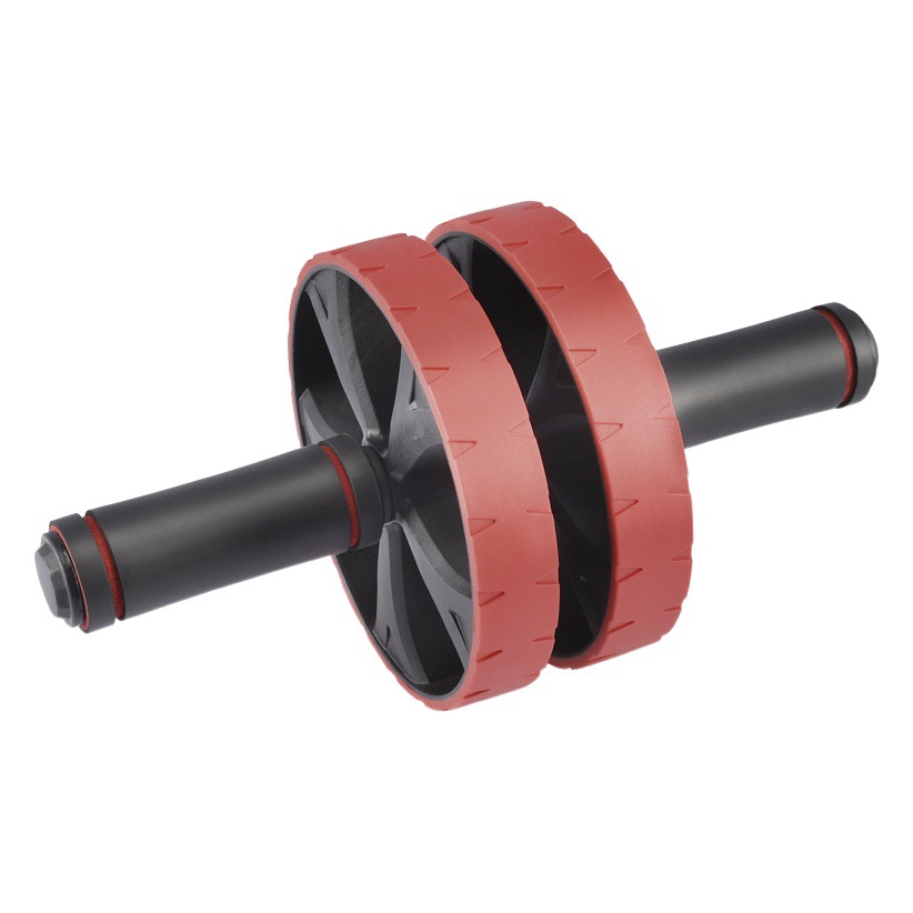 Rueda abdominal de doble rueda músculo abdominal rueda vientre colección principiante equipo femenino de fitness hogar rodillo de silencio rueda gigante Reducción del vientre
