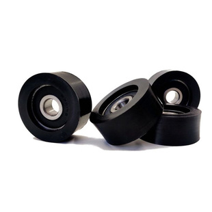 Manufacturer polyurethane rubber-coated wheel special high temperature resistant non-degumming wear-resistant PU rubber-coated wheel conveyor belt PU rubber roller