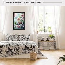 新款装饰画客厅高级感雨中灵鸟自然大气组合喷绘极简北欧现代画