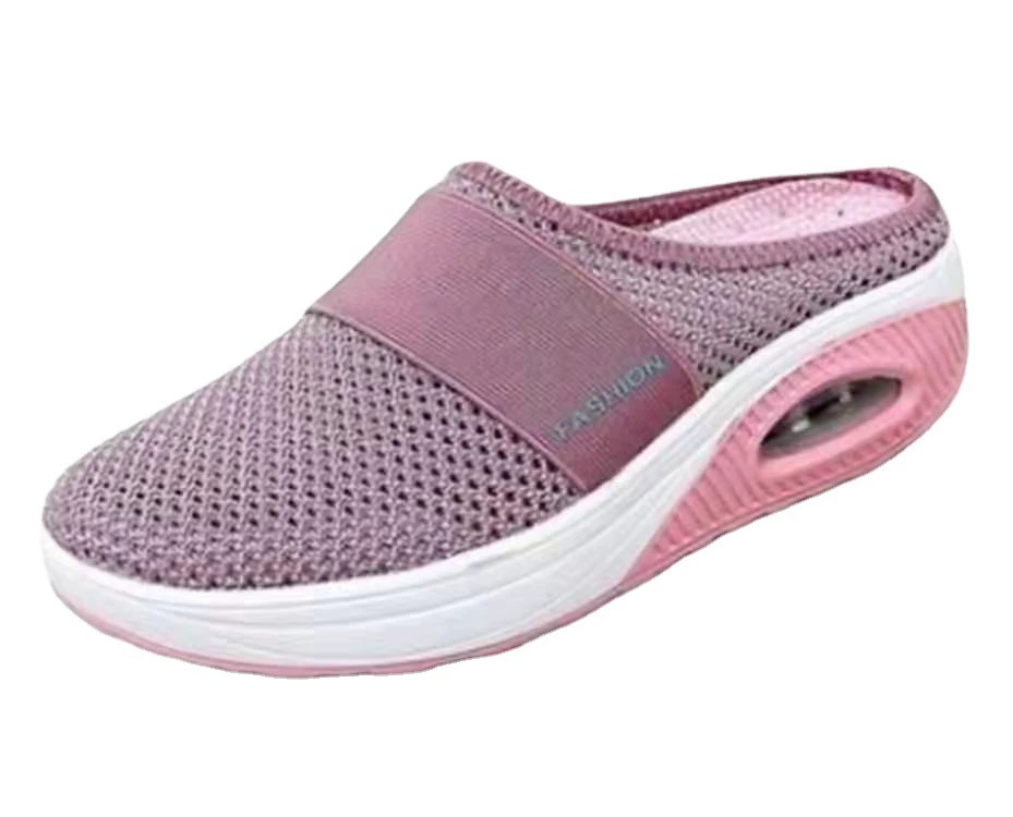 Summer heel sticker, shoes, footwear platform, soft heel, breathable slippers, 2022, plus size