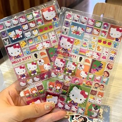 小紅書爆金Kitty猫シール学生diyかわいい携帯ケースコップ装飾少女心シール