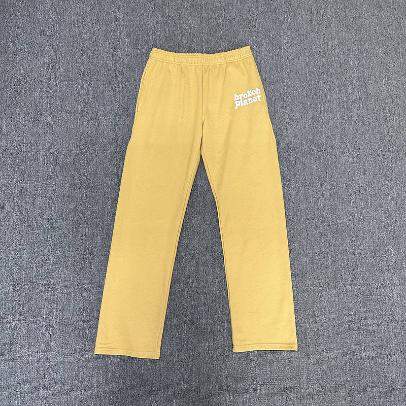 Planeta roto traje de carta de espuma básica suelta marca de moda para hombres y mujeres suéter con capucha pantalones de chándal rectos