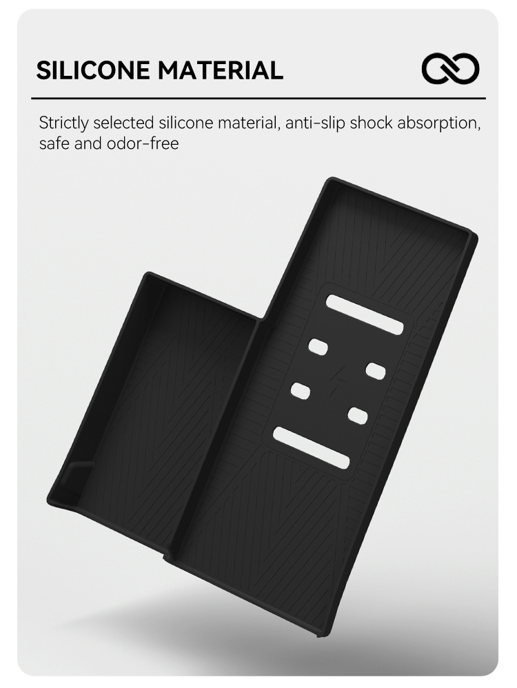 Suitable for 22-25 Sorento Central Control Wireless Charging Silicone Anti-Slip Mat Car Supplies Modification Accessories