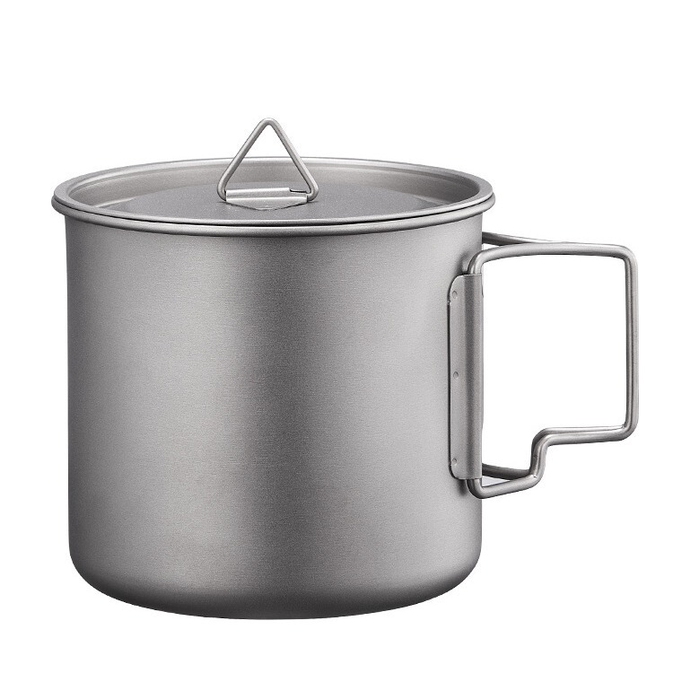 純チタンカップ単層折り畳みチタンカップオフィス泡茶コーヒーカップチタン合金屋外携帯キャンプマグカップ|undefined