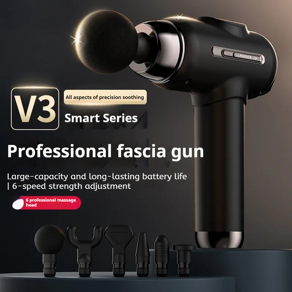 Pistola fascial profesional transfronteriza masajeador muscular para relajar y sacudir la pistola de membrana muscular cervical eléctrica mini mini mini para niñas y niños