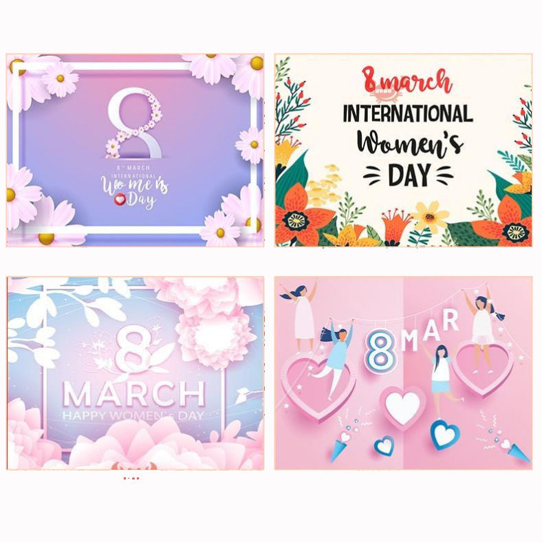 38女神节海报节日装饰店铺布置活动场景商场超市店面海报画面