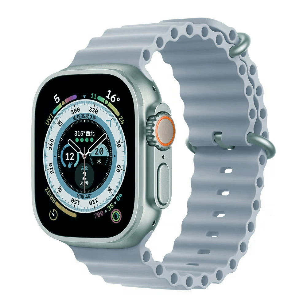 [Готовый запас и отправка в тот же день] Подходит для Apple Watch 8 Apple Ocean silikon strap Ultras8