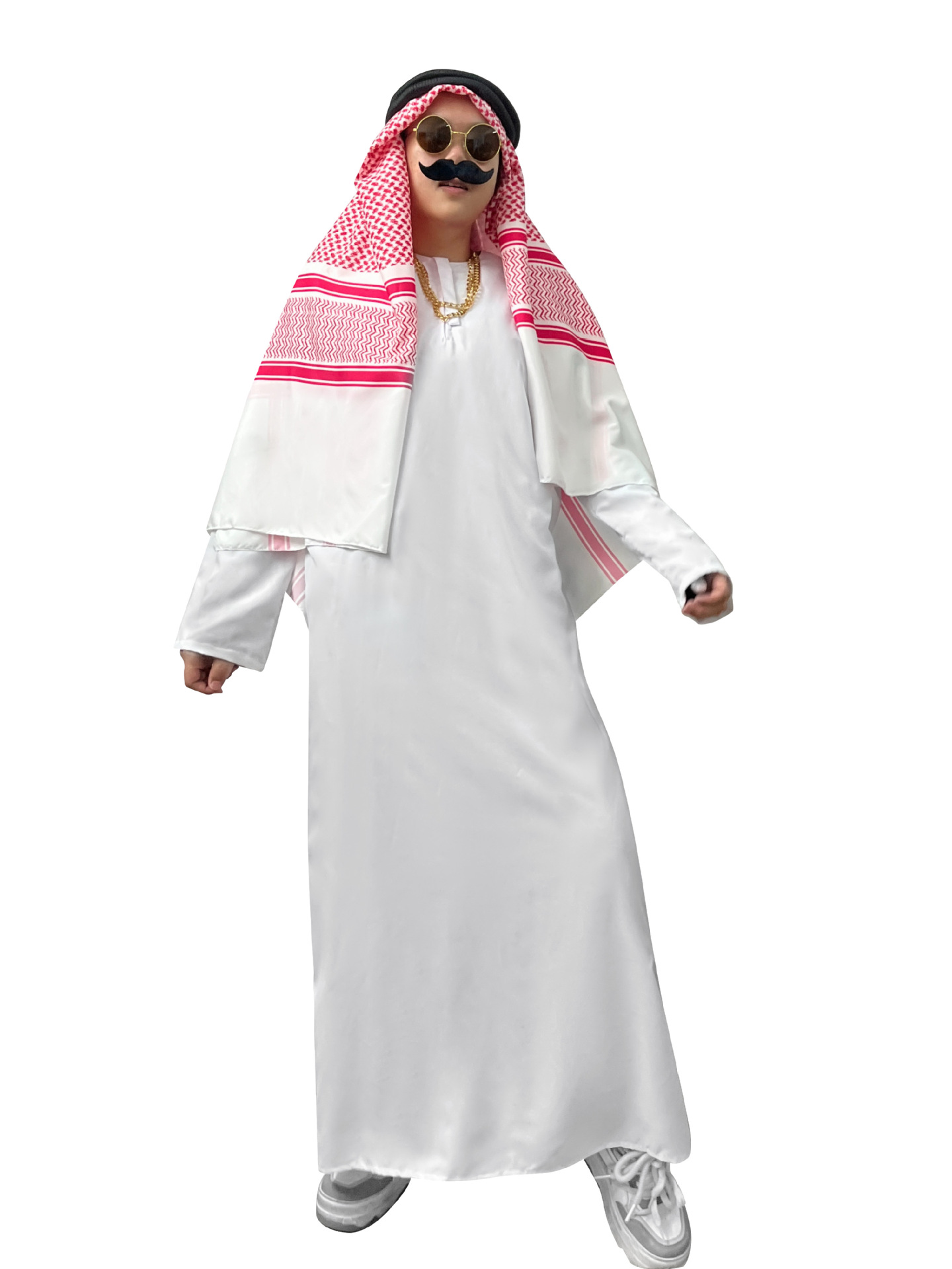 Arab Men's Thobe Saudi Dubai Muslim Robe For Middle Eastern Men_voghion.com