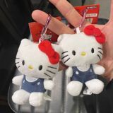 Sanrio, японская милая плюшевая маленькая подвеска, кукла, брелок, кот, подарок на день рождения