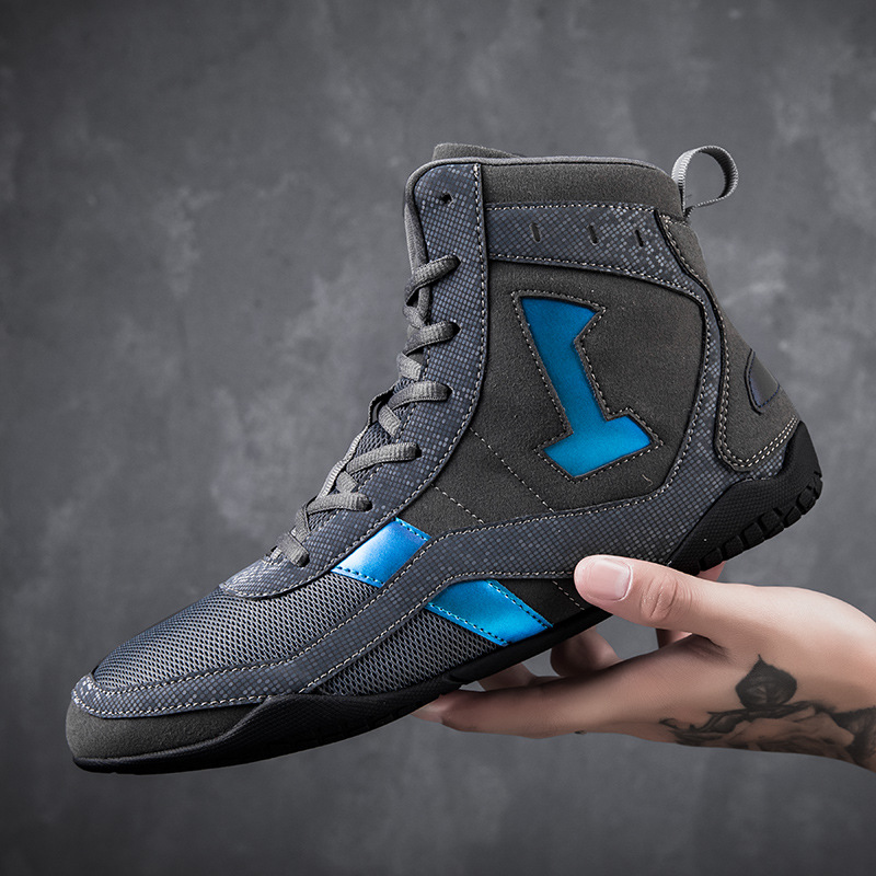 Professional Sports Boxing Shoes for Men, Breathable Comprehensive Training Shoes for Fighting Competitions, Wrestling Shoes, Boxing Shoes