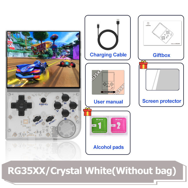 RG35XX consola de juegos portátil 2024 mini arcade retro portátil Game Box portátil de código abierto Linux