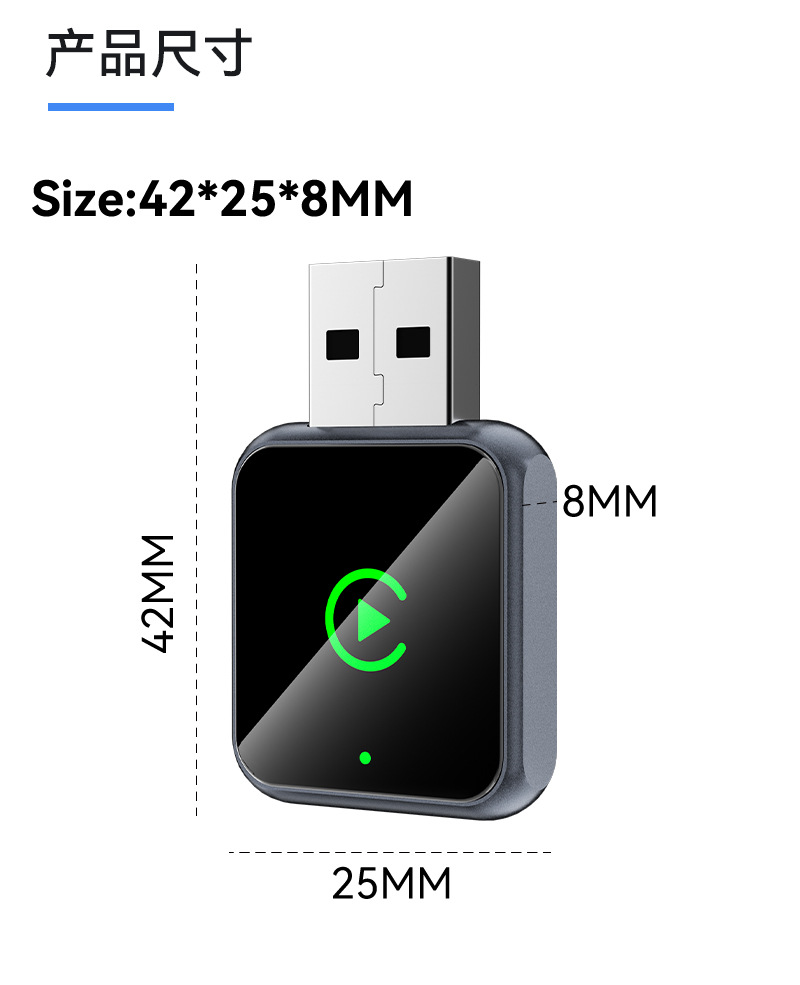 Hot-Selling 2-in-1 Wireless Carplay Adapter Smart Car-Machine Connectivity Box Android Autocarplay Box