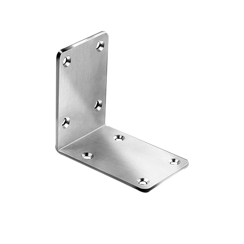 Ángulo de acero inoxidable 90 grados ángulo recto fijador tipo t l soporte ángulo de hierro triangular soporte de hierro pieza de conexión de muebles de hierro