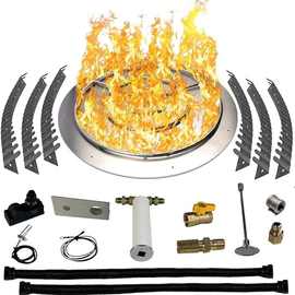 不锈钢丙烷液化气火坑燃烧盘 + 燃烧环专业套装