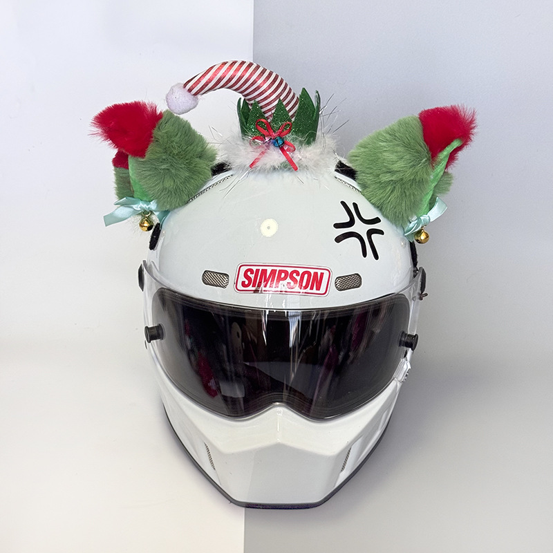 Christmas Hat Helmet Decoration Santa Cosplay Accessories