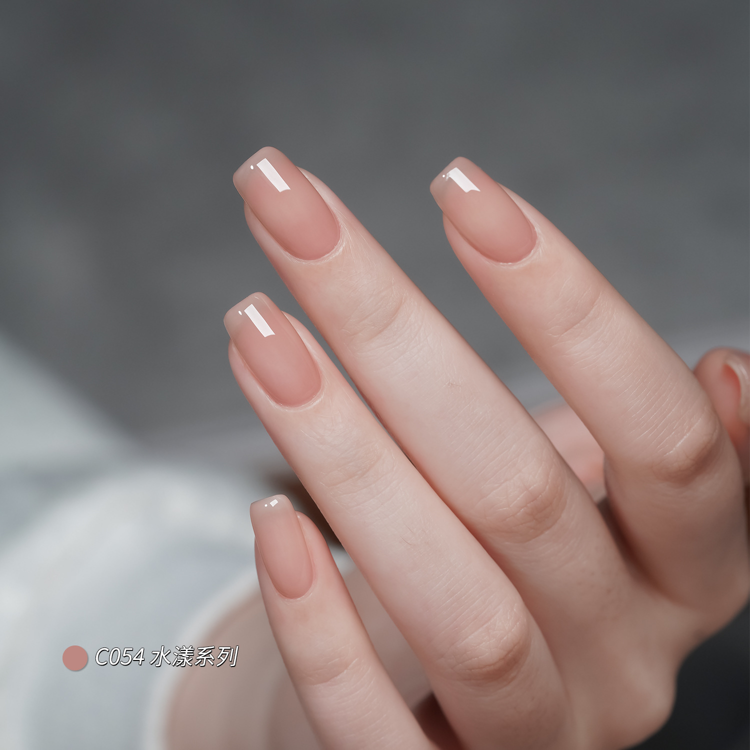 Gaoy Goya serie de esmalte de uñas 2026 nuevo rojo en línea mostrando blanco a través del hielo desnudo salón de uñas especial