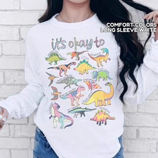 �W���羳It&rsquo;s Ok To Be Different Autism Dinosaur�A�I�ӽq�l��