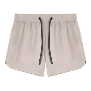 Men's Summer Muscle Fitness Sports Casual Shorts Stretch Nylon Basketball Fitness Straight Quick-drying 3-point Shorts