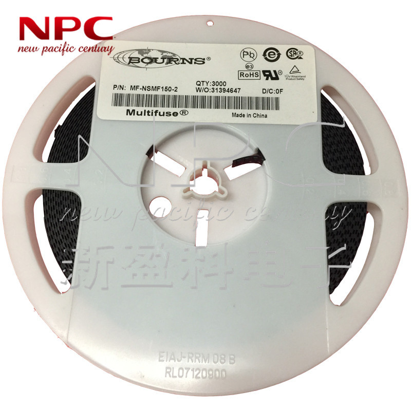 贴片自恢复保险丝MF-MSMF260-2 1812 2600MA 2.6A 6V 一盘1.5k装