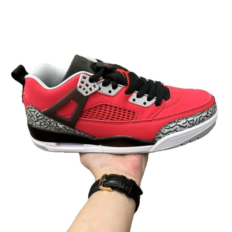 Putian Factory Aj3.5 Air Cushion Low-Top Basketball Shoes for Men and Women, Breathable and Wear-Resistant Running Shoes, Crack Pattern Sports Sneakers