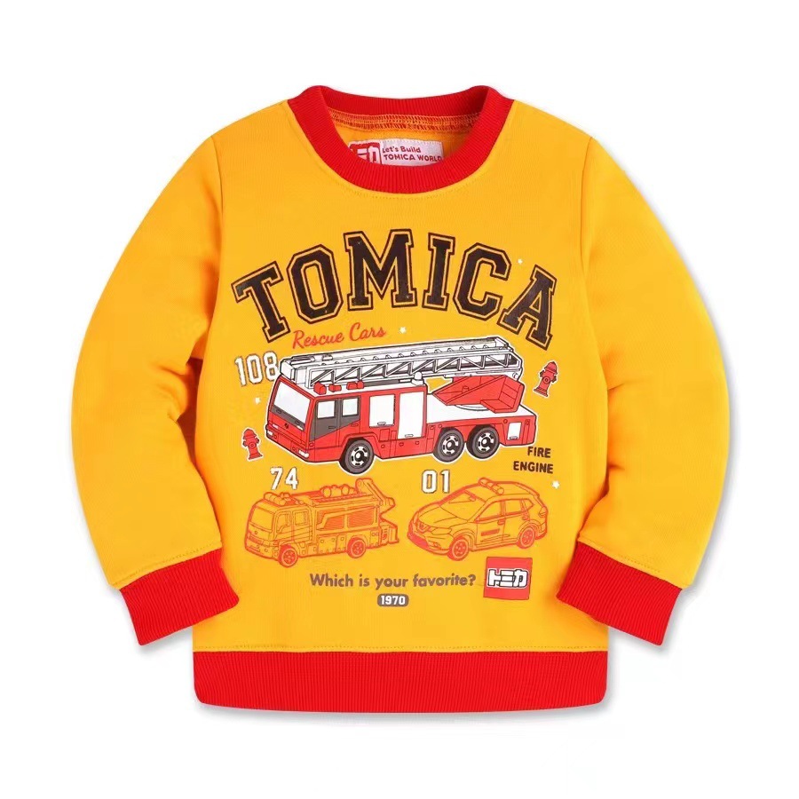 Yellow fire truck plus velvet
