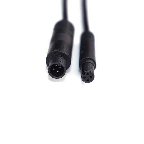 Backup camera wire compatible with BMW 4-core wire 4P BMW male and female head wire Car recorder ambient light wire