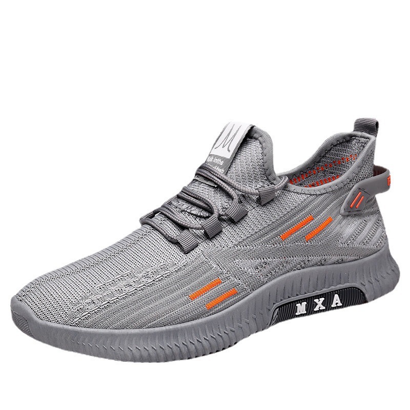 2022 zapatos deportivos para hombres zapatos de malla transpirable de verano Zapatos casuales para hombres a juego zapatos para correr zapatos de moda tejidos voladores