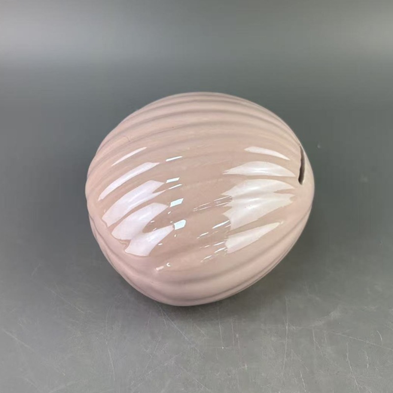 Inswind creativo conchas de cerámica en forma de depósito de dinero, corazón de una niña, canas de cambio, adornos para el hogar, regalos de cumpleaños