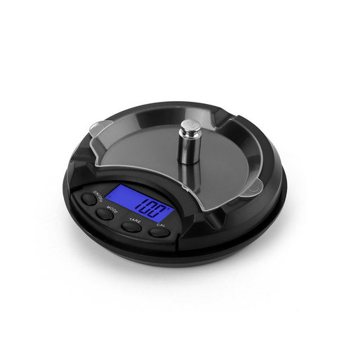 Mini ashtray pocket portable jewelry scale digital scale 0.01g 0.1g scale herbal medicine gold scale