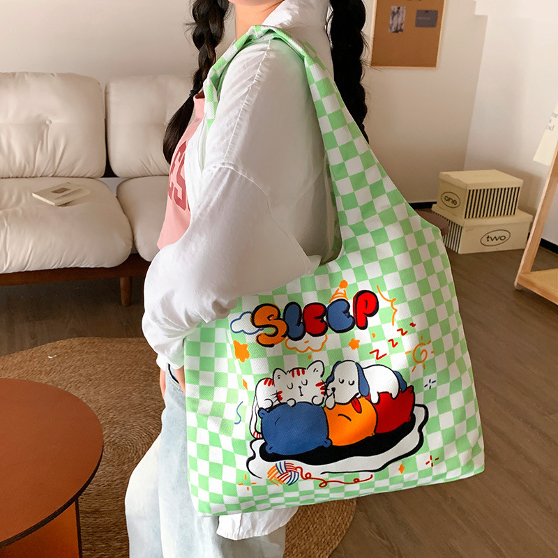 2026 New Large-Capacity Vest Bag Plush Fabric Manufacturer Wholesale Korean Style Tote Bag Student Commuter Handbag 2026 New Large-Capacity Vest Bag Plush Fabric Manufacturer Wholesale Korean Style Tote Bag Student Commuter Handbag