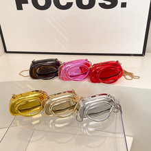 2025新款手拿包金属装饰手腕欧美跨境个性晚礼服晚宴包单肩斜跨包