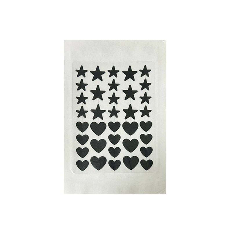 36 스타 하트 아크네 패치 블랙