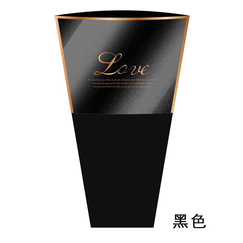 LOVE estampado multi-bolsa florista florística material de envoltura de flores impermeable OPP película impermeable bolsa de embalaje de flores