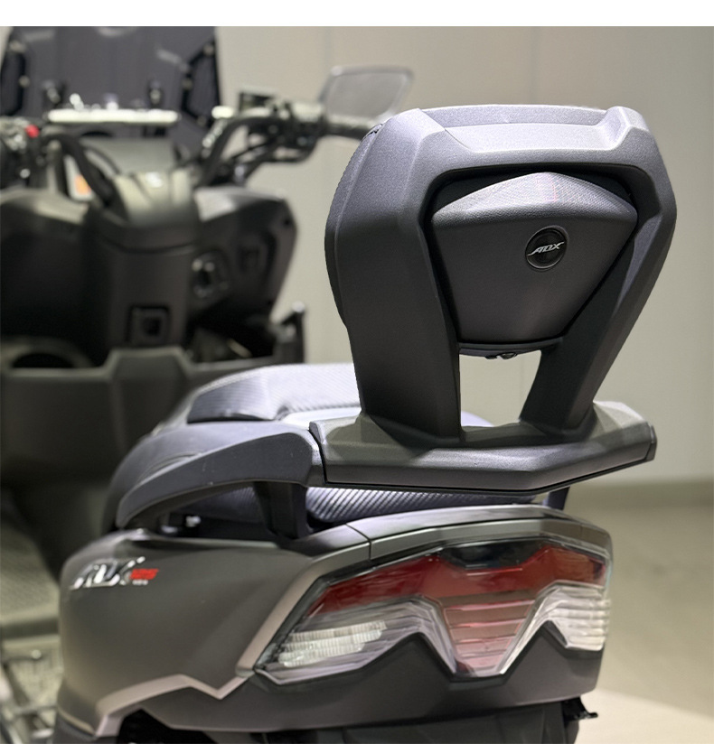 Suitable for Haojue ADX125 modified aluminum alloy rear backrest adx125 backrest thickened rear seat leaning manned leaning