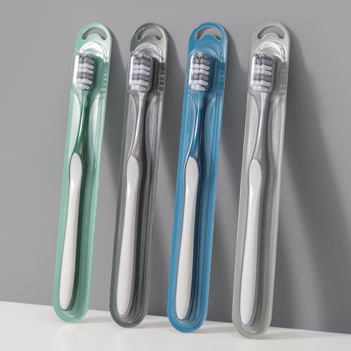 Haoniu toothbrush with stiff bristles for men, specially designed to reduce tooth stains and tobacco stains, individually packaged, department store and supermarket toothbrush wholesale