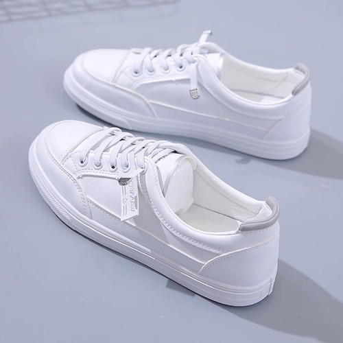 Women's Casual Shoes, Versatile Women's Shoes, Sports White Women's Shoes, Women's Spring and Summer Flat Platform Shoes, Trendy Shoes