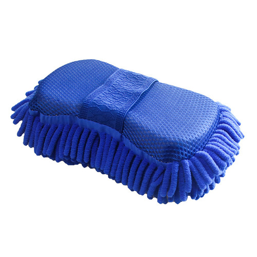 Car wash sponge block car wiping artifact special high coral density cotton car chenille gloves supplies tools absorb water