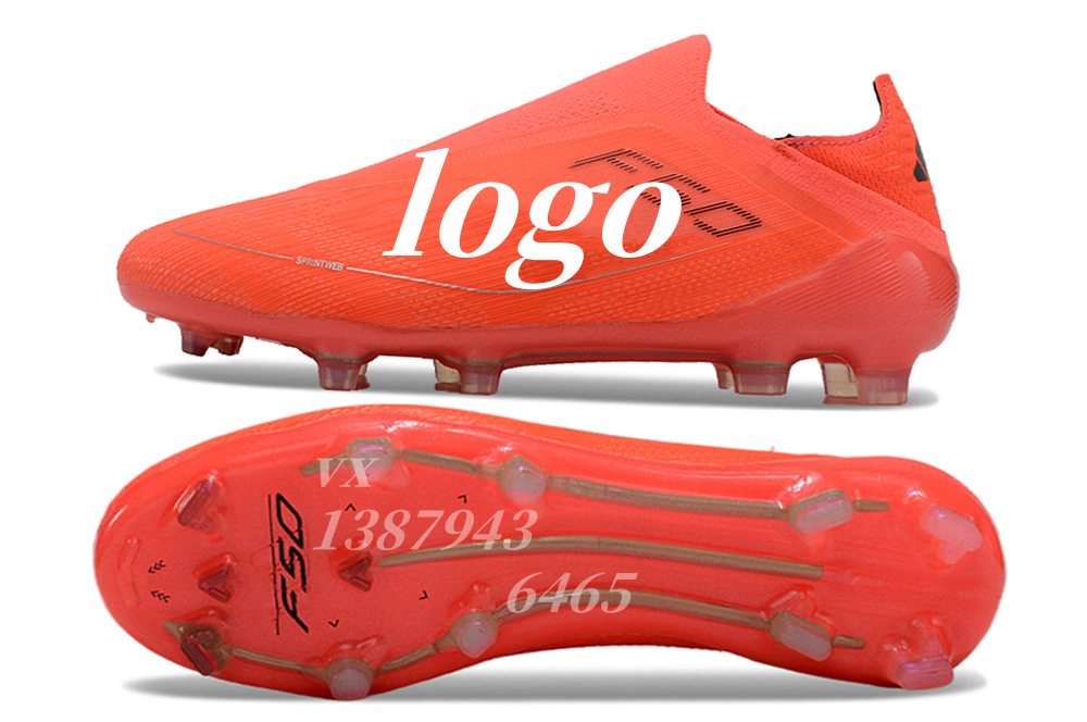 Putian fabricante al por mayor comercio exterior transfronterizo 2024 nuevo estilo X serie F50 zapatos de fútbol profesionales para hombres fg clavo