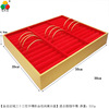 Wooden high-end bracelet, jewelry, glossy storage box, black storage system, simple and elegant design